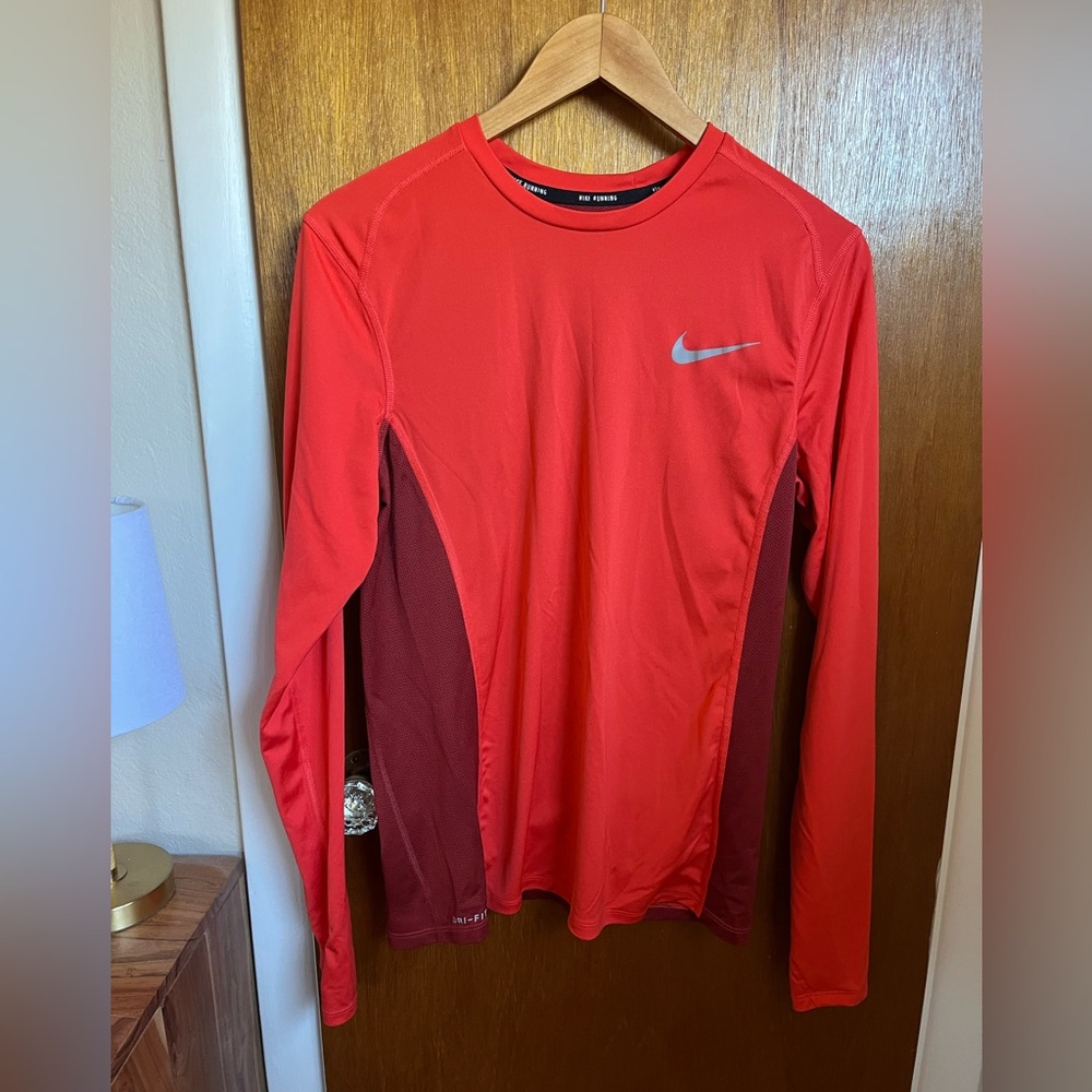 Nike Dri-FIT Red Running Shirt